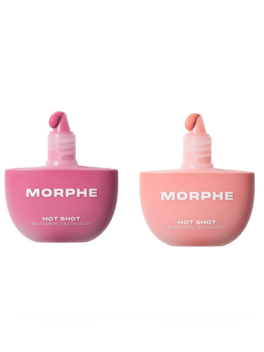 Morphe Hot Shot Blush Drops Duo - Power Drip & Flex Symbol